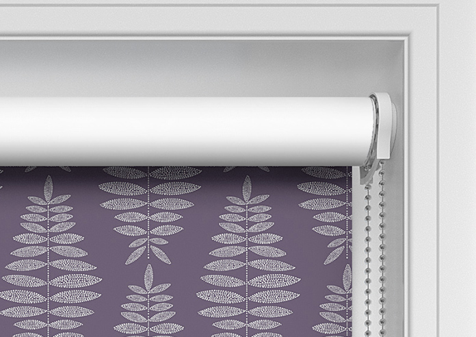 Fern Leaves, Berry - Twist&Fit Roller Blind - Image 11